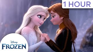 Best of Elsa and Annas Magical Moments  1Hour Compilation  Frozen [upl. by Lledner]