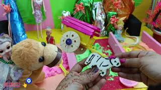 kinetic sand mini green food kalai malar barbie mini green food kalai miniindianfood [upl. by Cannon]