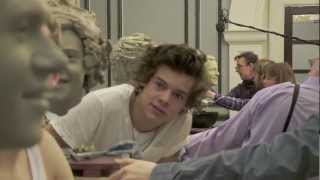 Sculpting Harry Styles from One Direction at Madame Tussauds London [upl. by Arod938]