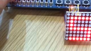 FPGA Project Numeric signs Displayed onDot matrix [upl. by Gonroff508]