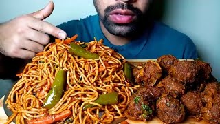 SPECIAL Chow mein WITH MUTTON KOFTA EATING SHOW Hungry piran [upl. by Othello]