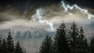 10 Hours Rain amp Thunder  Rainstorm Sounds for Sleep Studying or Relaxation  Nature White Noise [upl. by Celestine577]