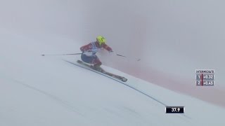 David Chodounsky Adelboden Slalom Run 1  2017 [upl. by Seko]