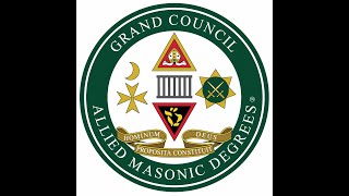 Allied Masonic Degrees  Grand Masters Address  October 2020 [upl. by Nolahs659]