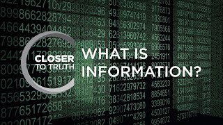 What is Information  Episode 1403  Closer To Truth [upl. by Ku426]