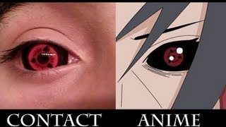 Edo Itachi Sharingan Contact Lenses by 9mmSFX [upl. by Ahsina]