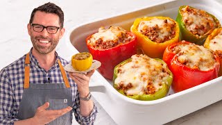 Easy Stuffed Peppers Recipe [upl. by Eornom]