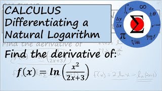 Calculus  Differentiating the Natural Logarithmic Function [upl. by Powers]