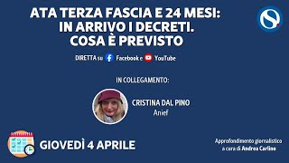 ATA terza fascia e 24 mesi in arrivo i decreti Cosa è previsto [upl. by Turley]