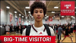 Louisville basketball hosts top5 prospect Nate Ament this weekend  Louisville Cardinals Podcast [upl. by Marlin]