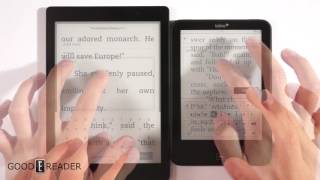 Kobo Aura One vs Tolino Vision 3 HD Comparison [upl. by Orianna395]