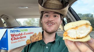 Royal Farms Chicken Rolls Review [upl. by Llibyc]