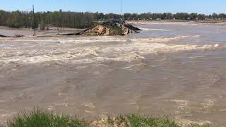 Flooding Wixom Lake waters at Edenville Dam [upl. by Ryan481]