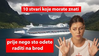 10 stvari koje morate znati prije nego sto odete na brod [upl. by Harrus]