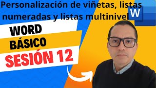 Cómo personalizar viñetas listas numeradas y listas multinivel ​✅​✔️​✳️​ [upl. by Yerahcaz18]