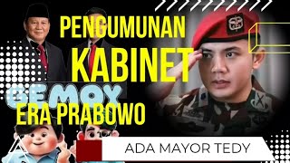 Pengumuman Kabinet Merah Putih Era Prabowo Periode 20242029 prabowomayorteddy kabinetmerahputih [upl. by Essie]