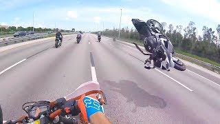 Hectic Motorcycle Crashes amp Crazy Moto Moments 2018 Ep 147 [upl. by Htesil]