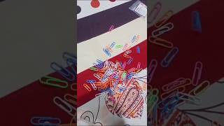 🖇️Paper clips using paper clips 🖇️💫✨ytshorts paperclips [upl. by Rodgiva]