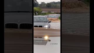 How to do it VS How NOT to do it…😅😬 FloodedRoads WaterCrossing Vehiclesvswater Fyp Crazy fy [upl. by Eah414]