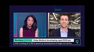 Visby Medicals Adam de la Zerda on Bloomberg Quicktake [upl. by Ahsilam742]