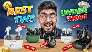 Top 5 Best TWS Earbuds Under ₹1000 [upl. by Pepin]