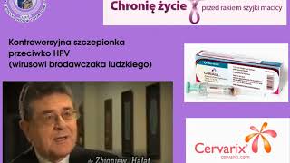 Szczepionka i szczepienia przeciwko HPV  dr Zbigniew Hałat [upl. by Lenoyl730]