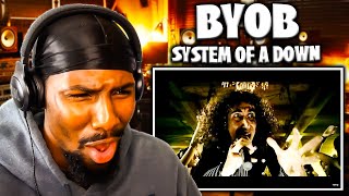 CRAZY INTENSE  BYOB  System Of A Down Reaction [upl. by Ahsatniuq]