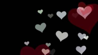 Hearts Black Background 4K FREE high quality effects [upl. by Sudnor875]