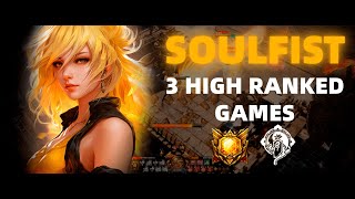 Lost Ark China  3 Highranked PvP games on New Soulfist [upl. by Nahttam928]