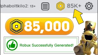 THIS TOP SECRET ROBUX GENERATOR GIVES YOU ROBUX WITHOUT DOING ANYTHING [upl. by Reteip]