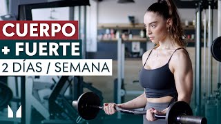 Mejor Rutina de 2 Días para MUJERES en GYM [upl. by Lewert684]