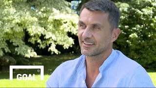 Exclusive interview Maldini on the World Cup Buffon at PSG and Cristiano Ronaldo joining Juventus [upl. by Jews]