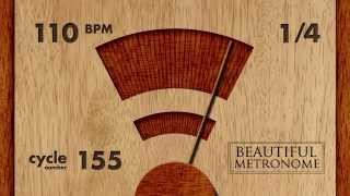 110 BPM 14 Wood Metronome HD [upl. by Anirb]