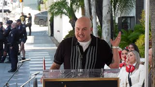 Michael Marin speech at Jenni Riveras Walk of Fame star unveiling ceremony [upl. by Einahpets]