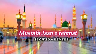 Mustafa Jane Rehmat pe lakhon Salam  slow and reverb islamic voice  Beautiful salam Farhan raza [upl. by Kezer]