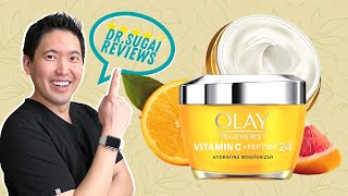 Dr Sugai Reviews Olay Regenerist Vitamin C  Peptide 24 Hydrating Moisturizer [upl. by Niki]