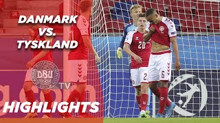 U21EM Se highlights fra kvartfinalen mod Tyskland [upl. by Suidaht564]