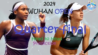 Coco Gauff vs Magda Linette  2024 Wuhan OpenWTA 1000 Quarterfinal Match Preview [upl. by Aihsik]