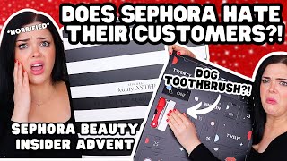 VIRAL SEPHORA ADVENT CALENDAR IS HORRIBLE  Sephora Beauty Insider Advent Unboxing [upl. by Ferullo]