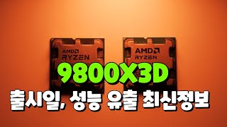 AMD 9800X3D 출시일 성능 최신 유출 정보 새로운 게이밍 킹의 등장 아니면 차력쇼 [upl. by Koressa290]