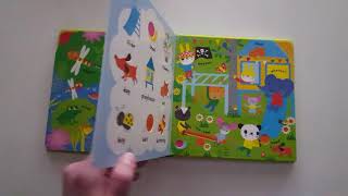 USBORNE BABYS VERY FIRST PLAY BOOK GARDEN WORDS [upl. by Anelej887]