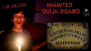 The Haunted Ouija board challenge 😱horror Ouija board game  3am challenge [upl. by Atalee]