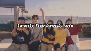 twenty five twenty one  ost  full playlist [upl. by Ahtenek]