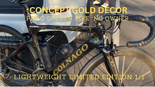 colnago concept gold decor cycling adobovelo adventure travel sandiego interview review [upl. by Eidnyl]