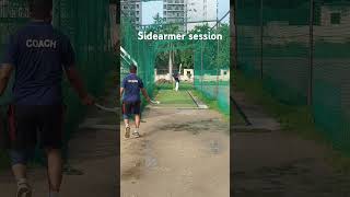 sidearmer session with wind ballgncc cricket battingpractice kohli sidearmer [upl. by Ludwigg]