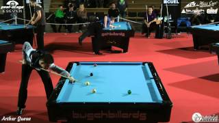 Mezz Cues German Open 2012 Karlo Dalmatin vs Dennis Waldecker 9Ball [upl. by Dulci]