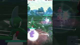 Gallade vs Medicham  who is the better Psychic Fighter 🤔👊🏽💥 shorts gobattleleague pokemon [upl. by Chevy]