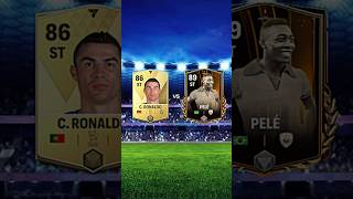 🇵🇹Ronaldo vs pele🇧🇷  comment who next  fcmobile fifamobile fifa football vs [upl. by Qooraf354]