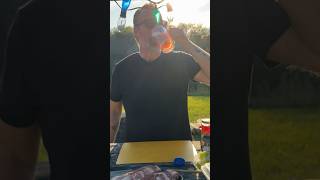 Drinking a beer with Clamato and a pickle in it beer clamato cabin cooking [upl. by Suhail]