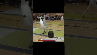 Experience this stunning behindtheback strike delivered by the Epee 🇨🇾 Champion Alex Taliotis [upl. by Joy]